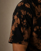 Brown Black Tie Dye Oversized T-Shirt