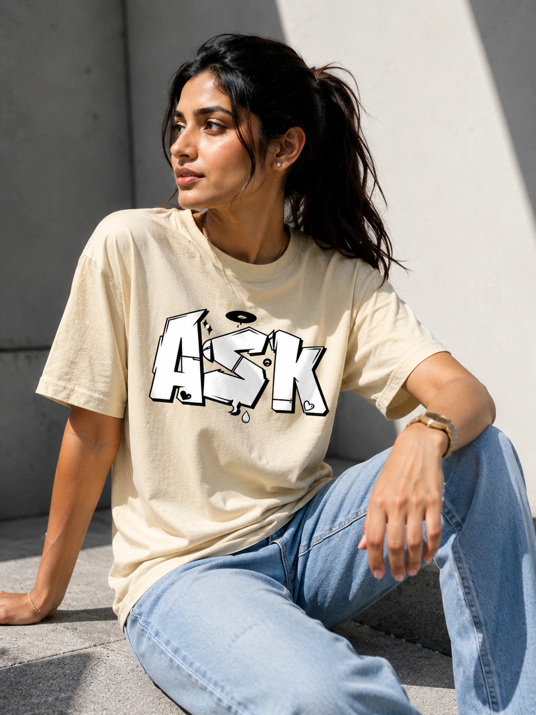 Ask Unisex Supima Tee
