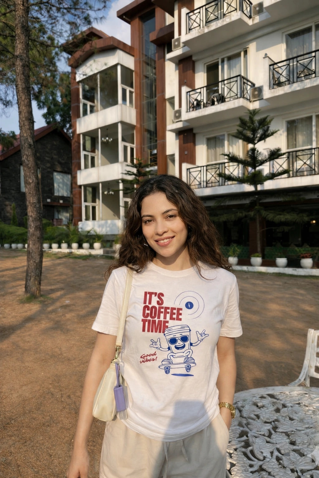 Coffee Time Women's Supima T-Shirt