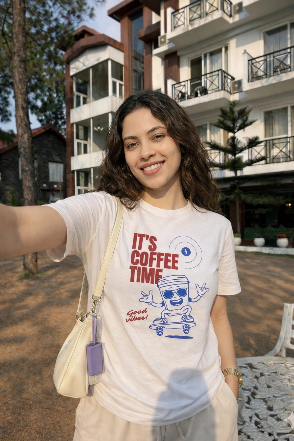 Coffee Time Women's Supima T-Shirt