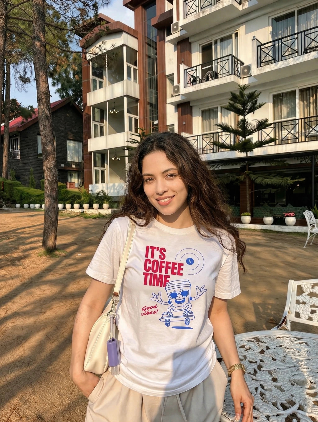 Coffee Time Women's Supima T-Shirt