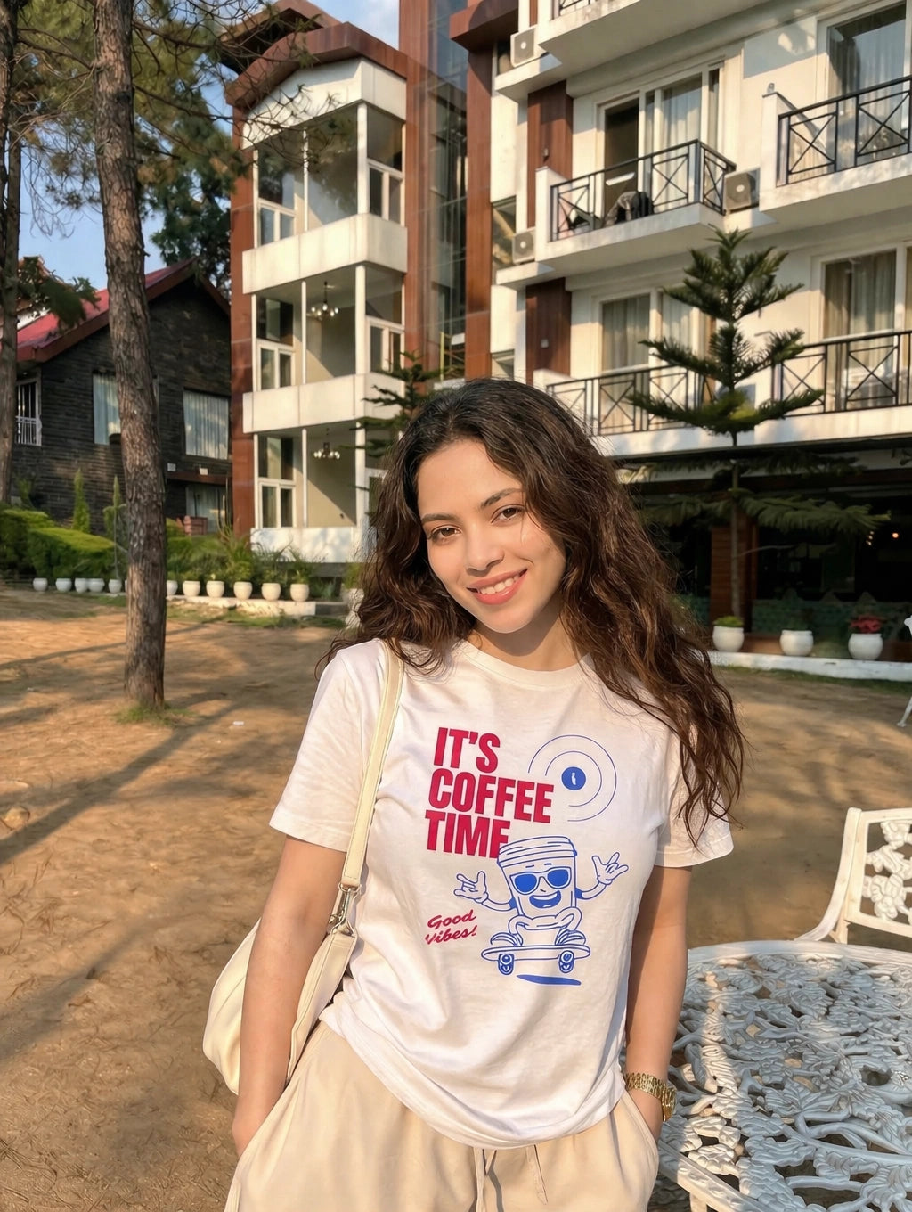 Coffee Time Women's Supima T-Shirt