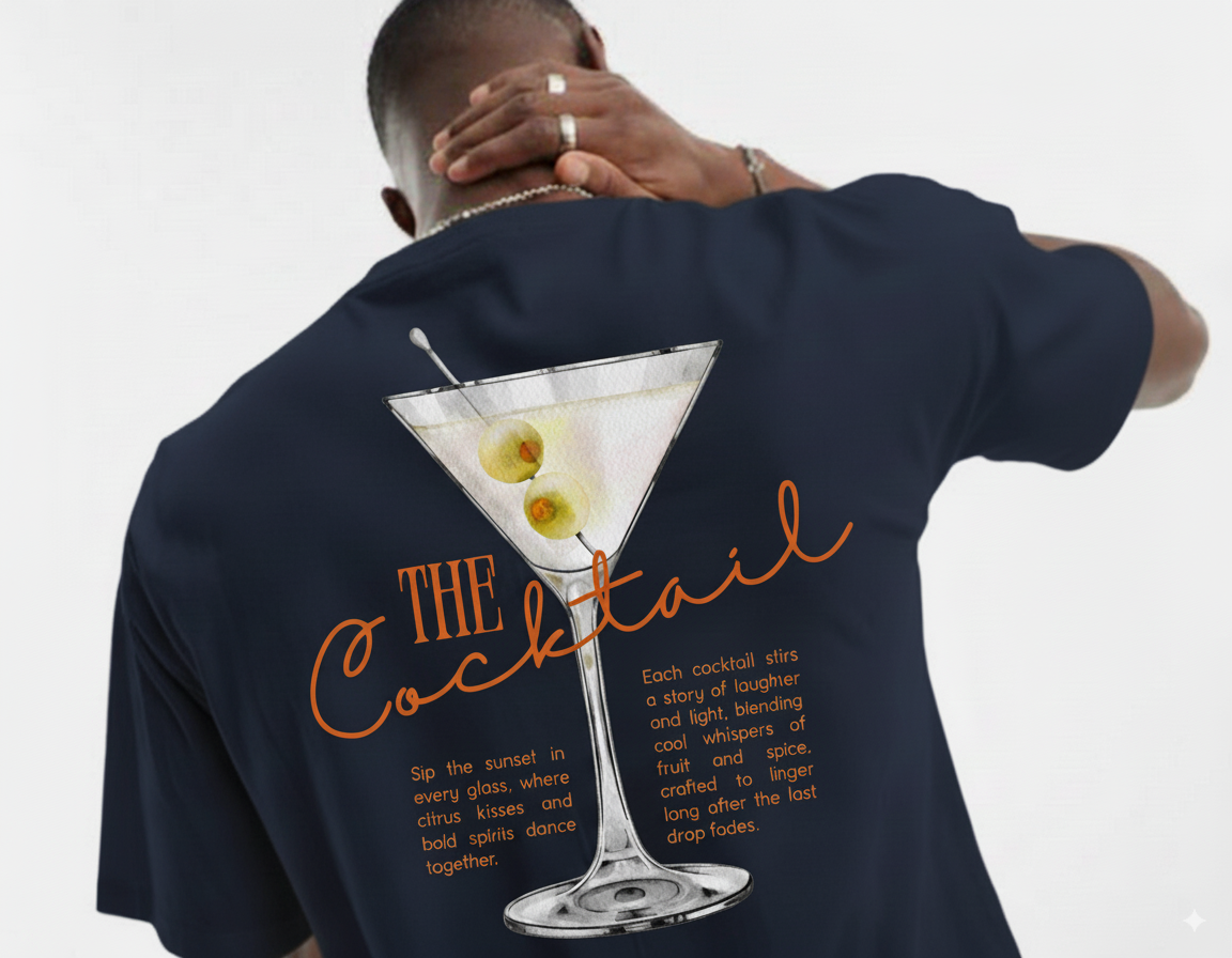 The Cocktail Terry Oversized Tee