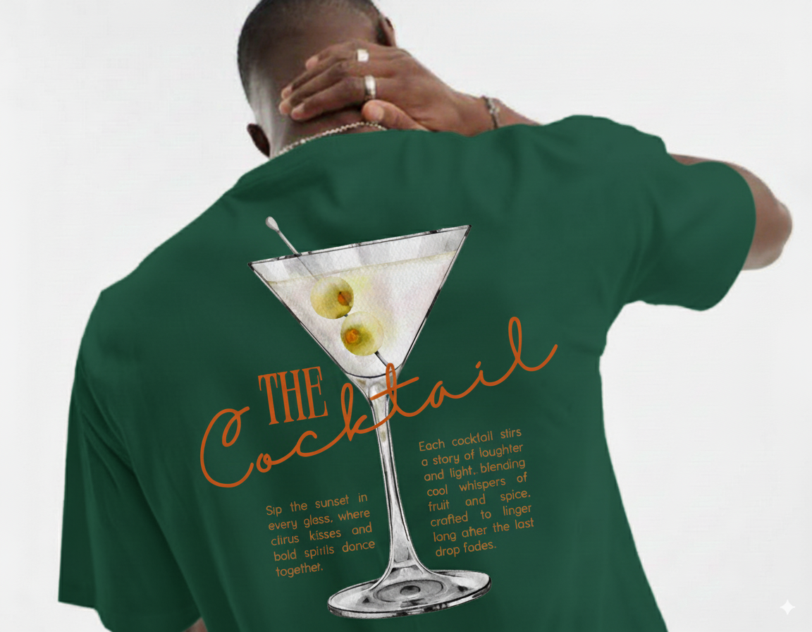 The Cocktail Terry Oversized Tee