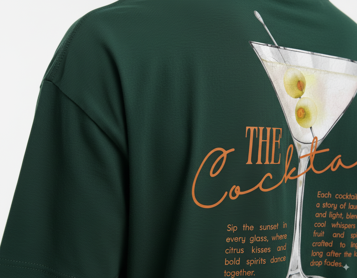 The Cocktail Terry Oversized Tee