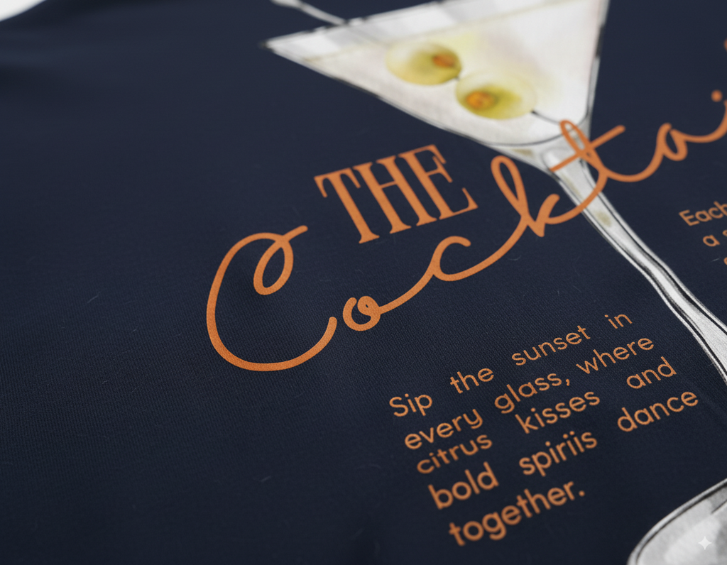 The Cocktail Terry Oversized Tee