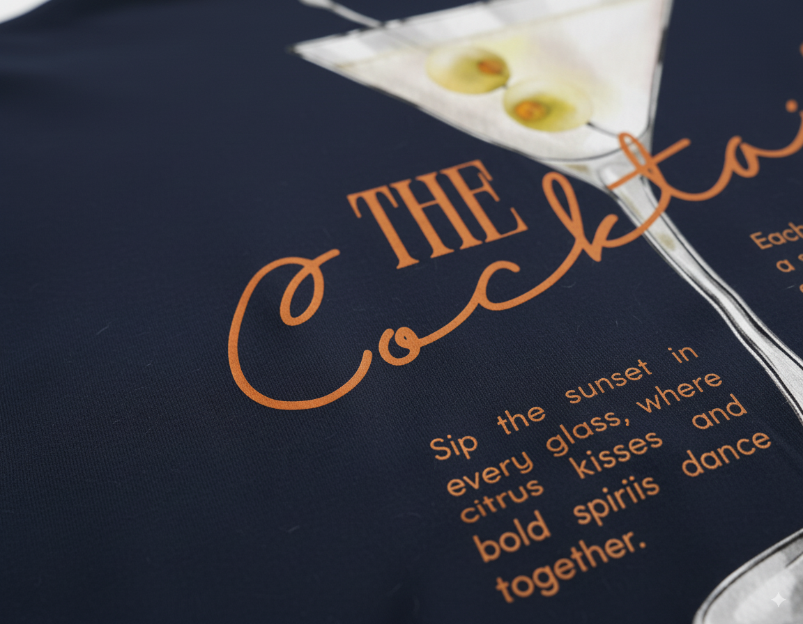 The Cocktail Terry Oversized Tee