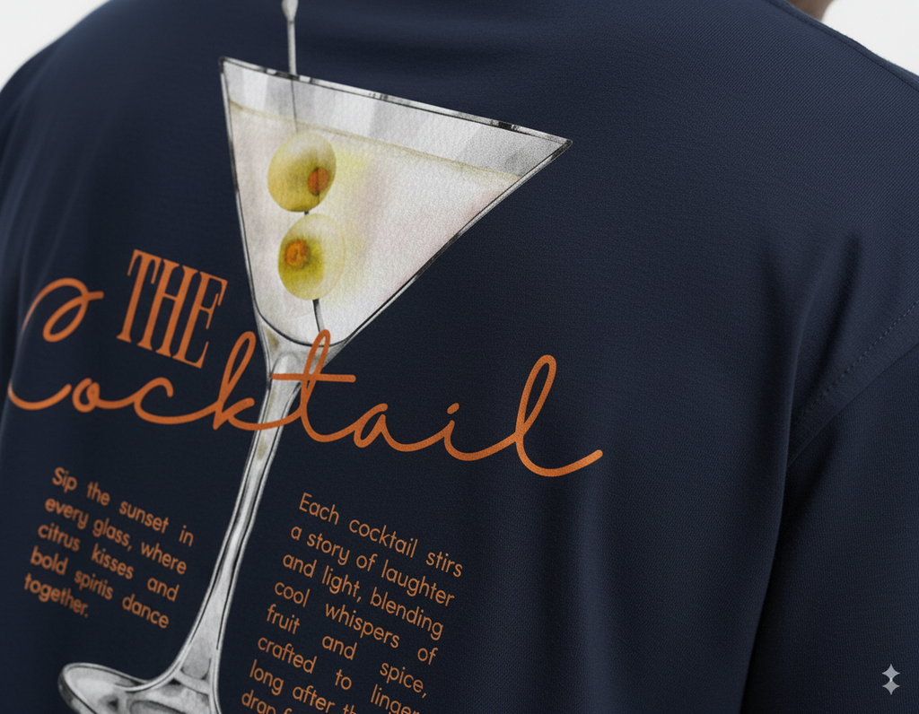 The Cocktail Terry Oversized Tee