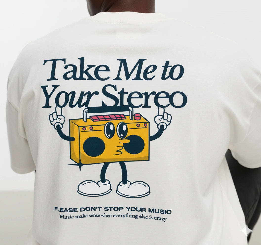 Stereo Terry Oversized Tee