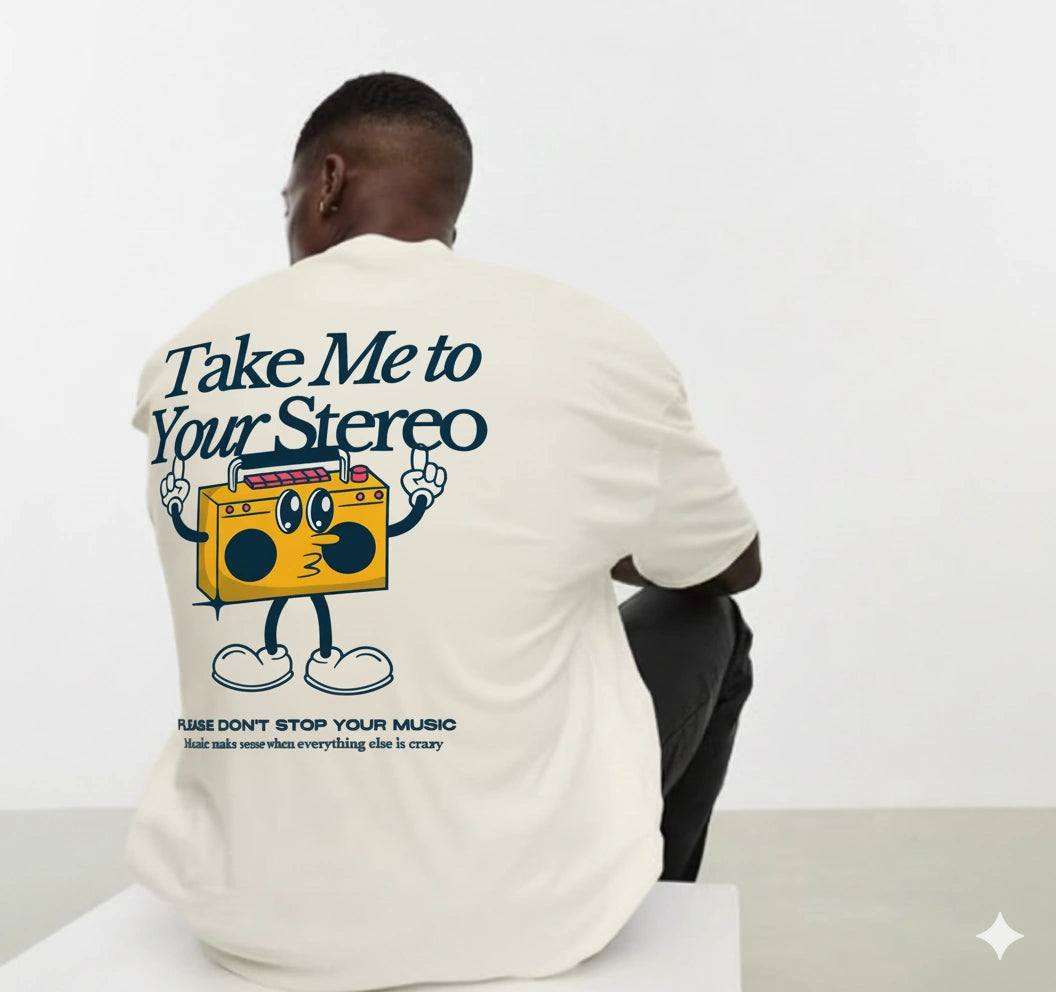 Stereo Terry Oversized Tee