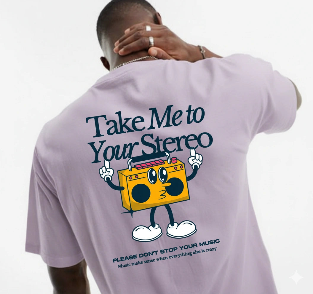 Stereo Terry Oversized Tee