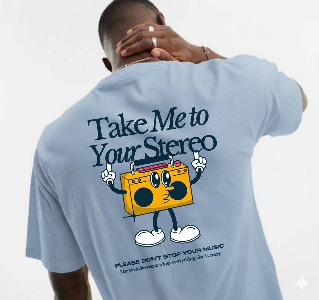 Stereo Terry Oversized Tee