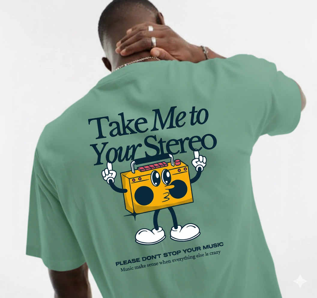 Stereo Terry Oversized Tee