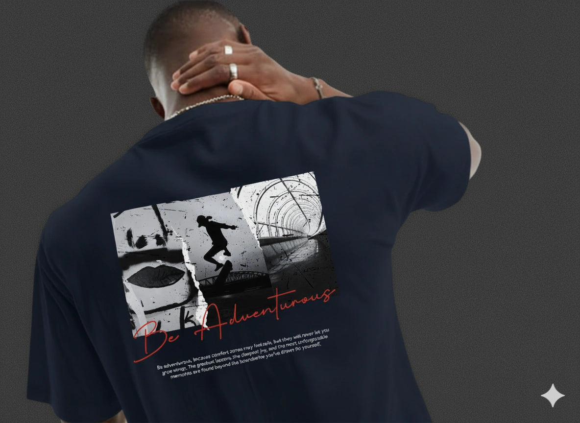 Be Adventurous Terry Oversized Tee