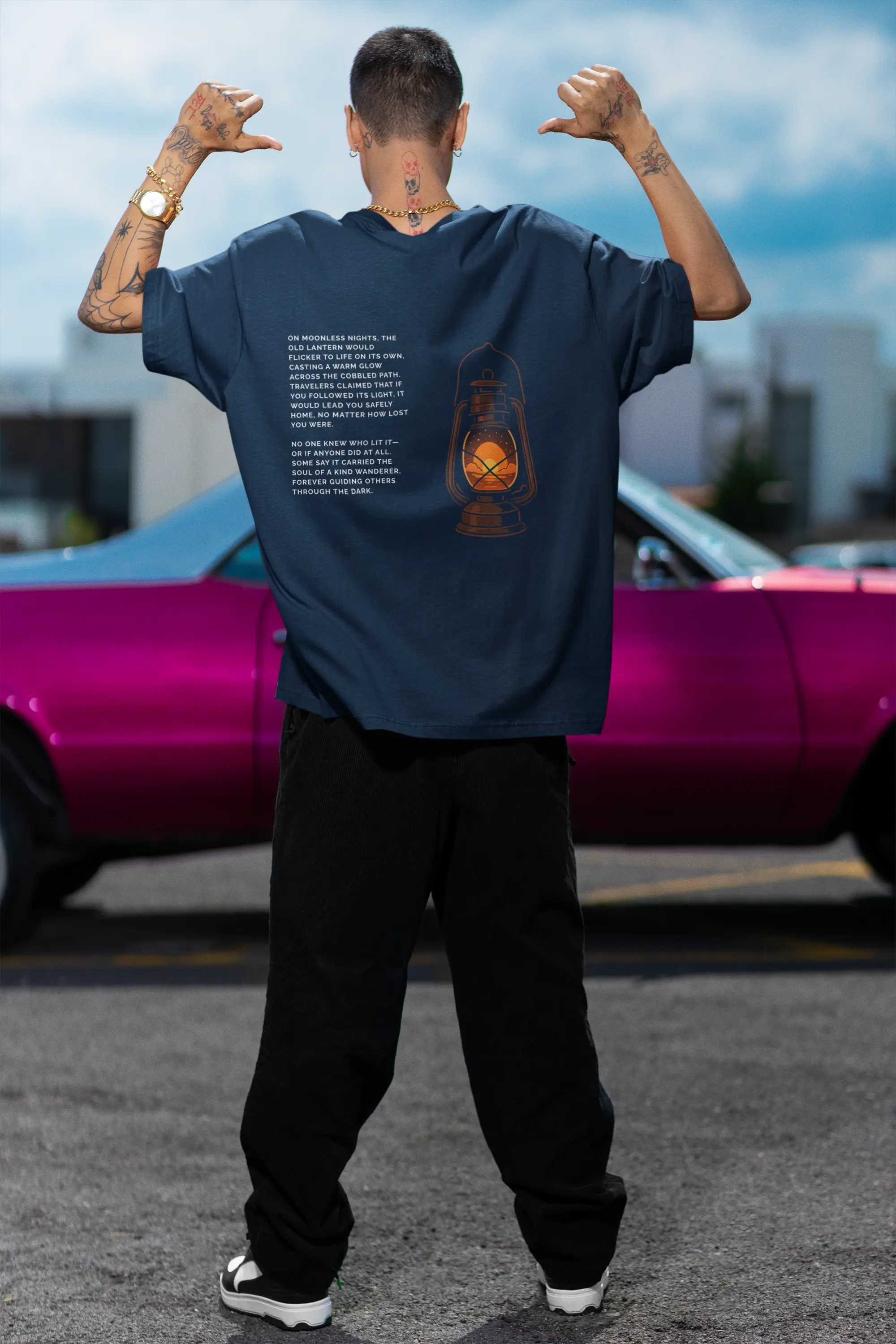 Lantern Terry Oversized Tee