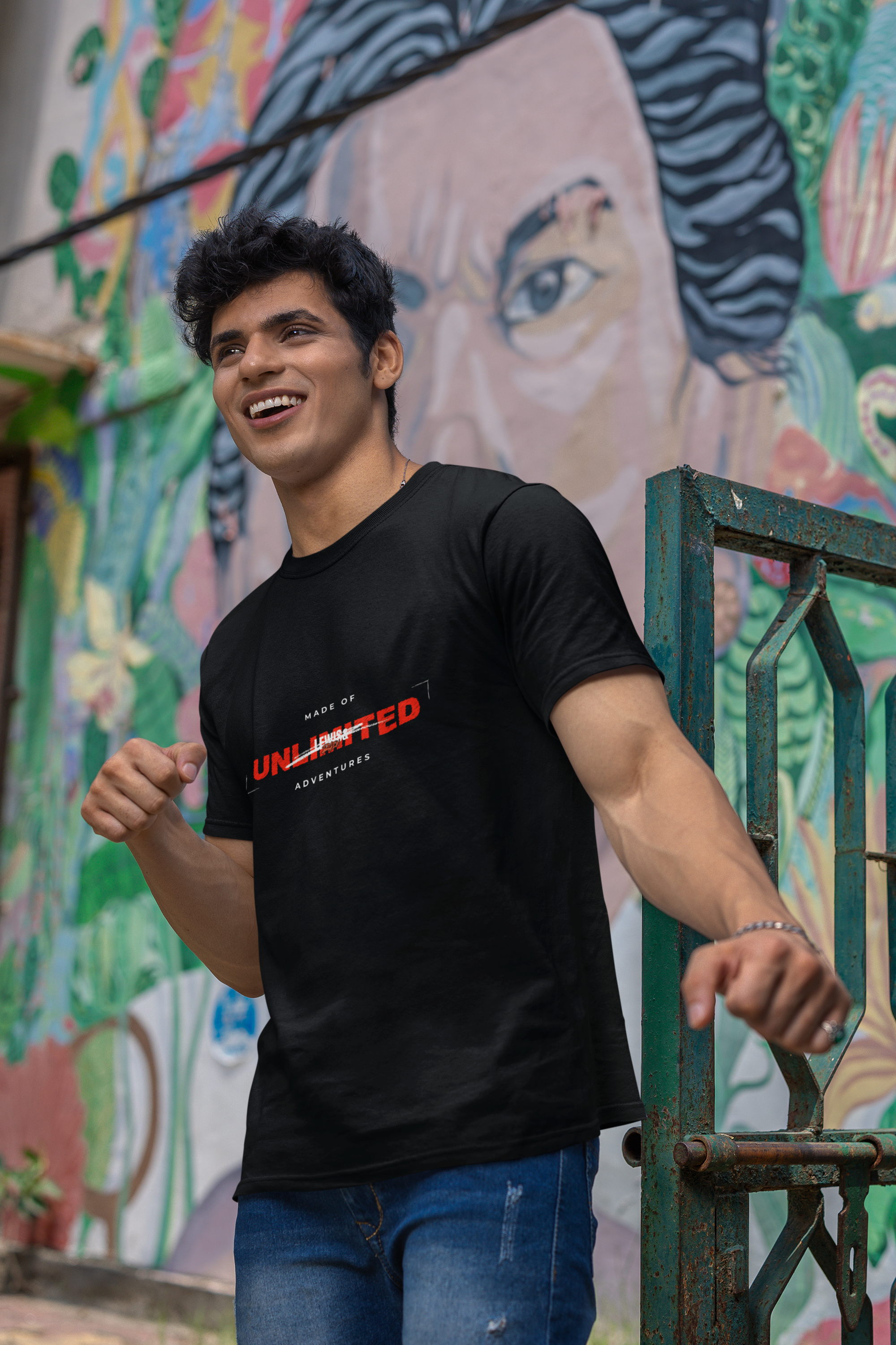 "Made of Unlimited Adventures" Regular Fit T-Shirt (Unisex)