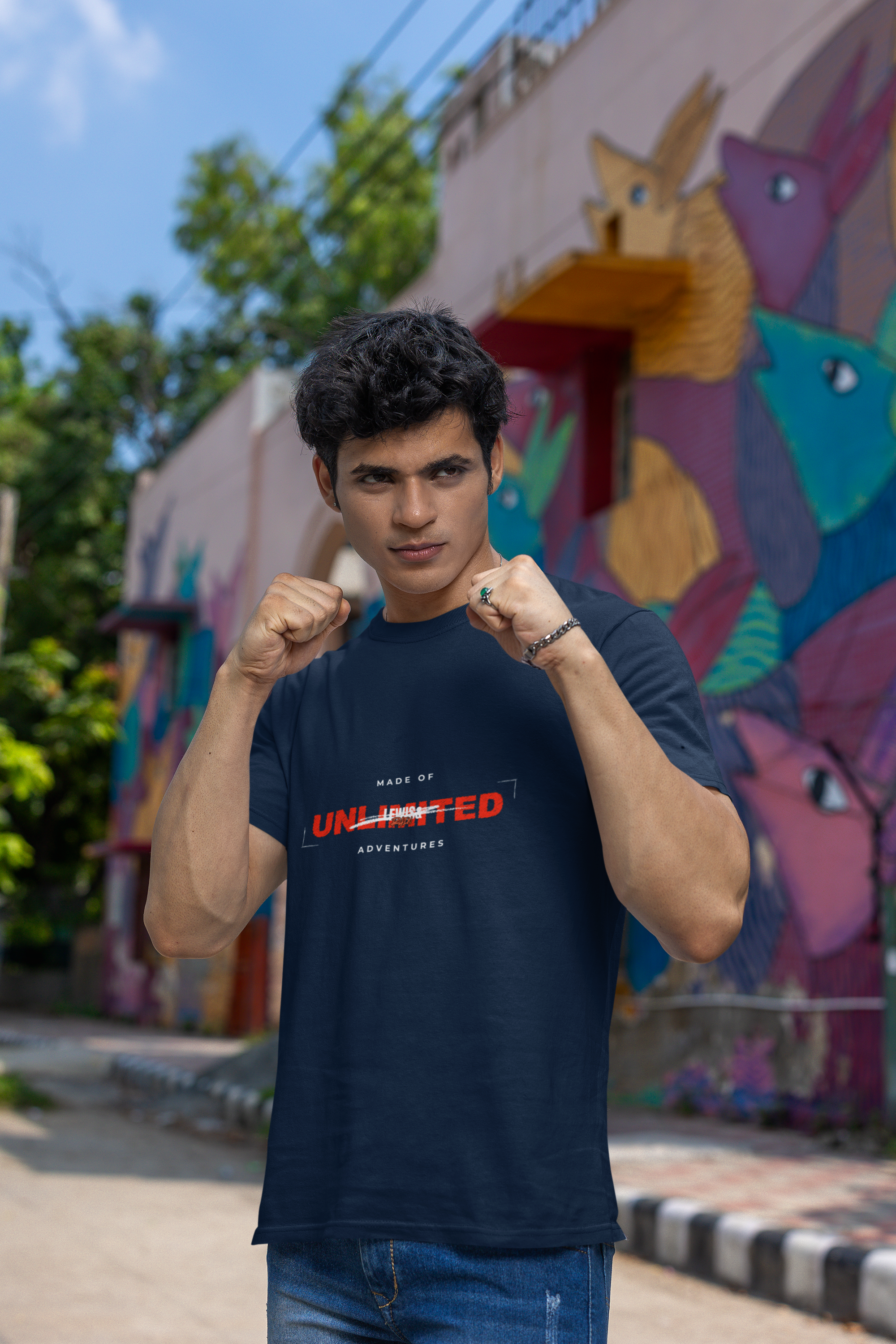 "Made of Unlimited Adventures" Regular Fit T-Shirt (Unisex)