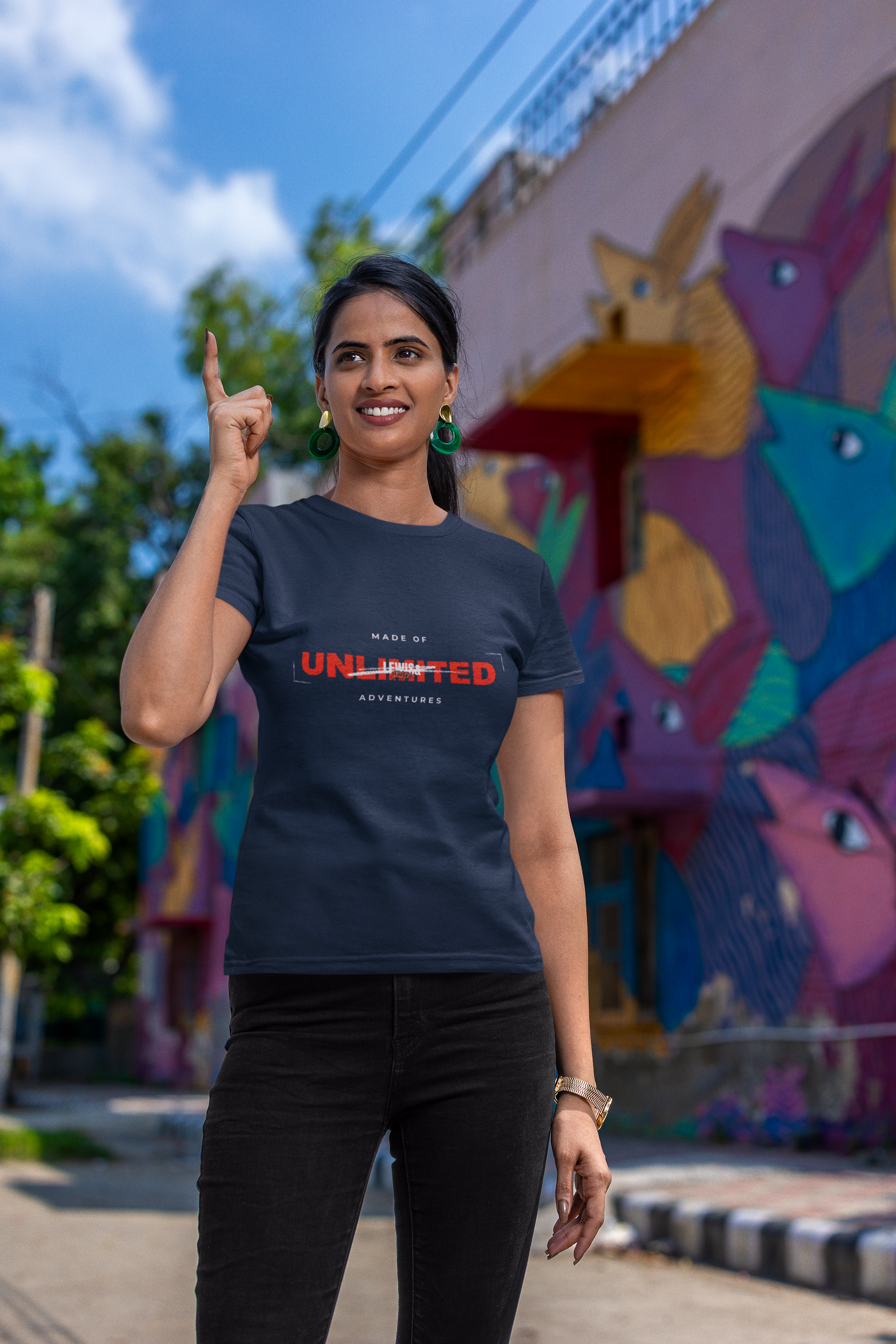"Made of Unlimited Adventures" Regular Fit T-Shirt (Unisex)