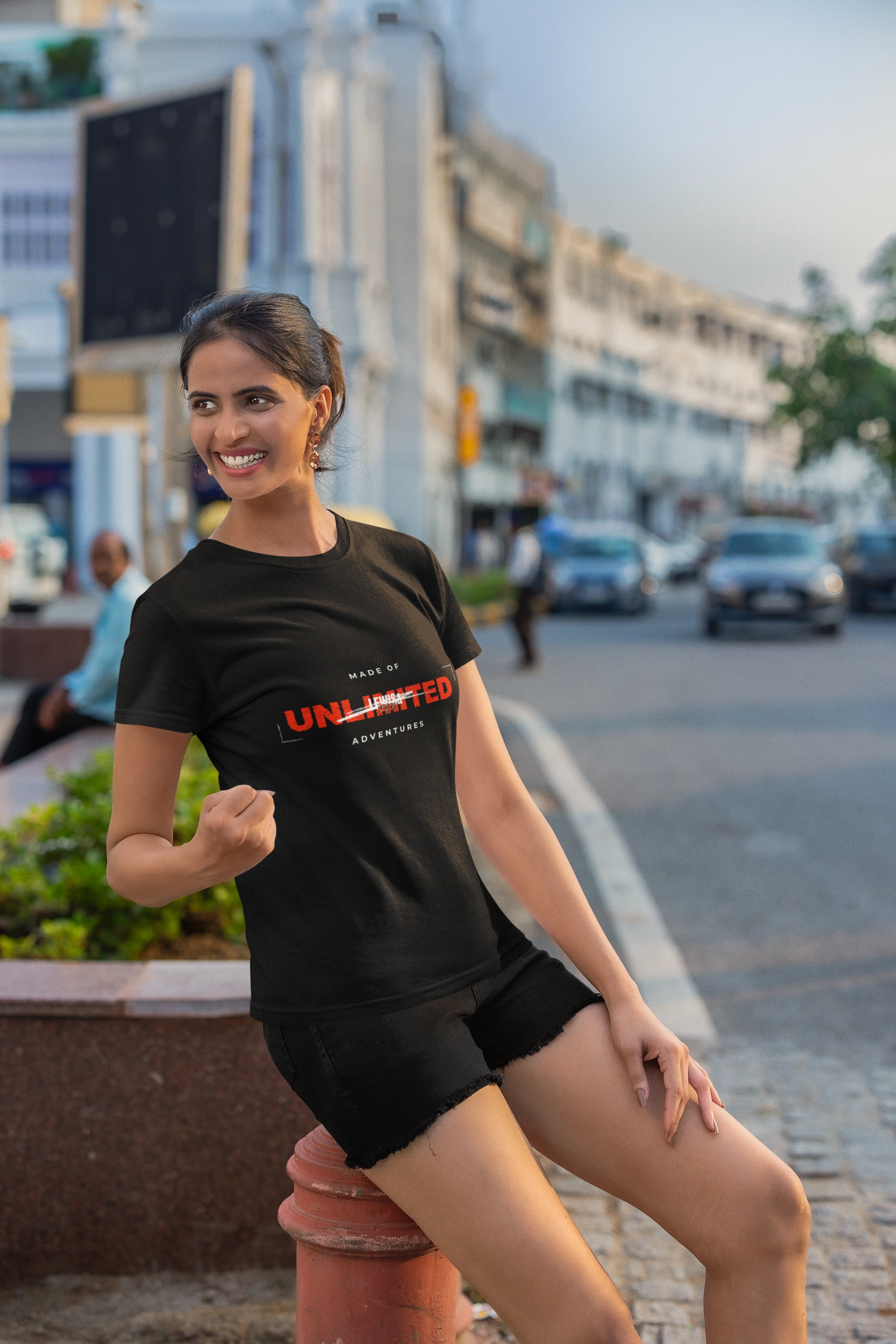 "Made of Unlimited Adventures" Regular Fit T-Shirt (Unisex)