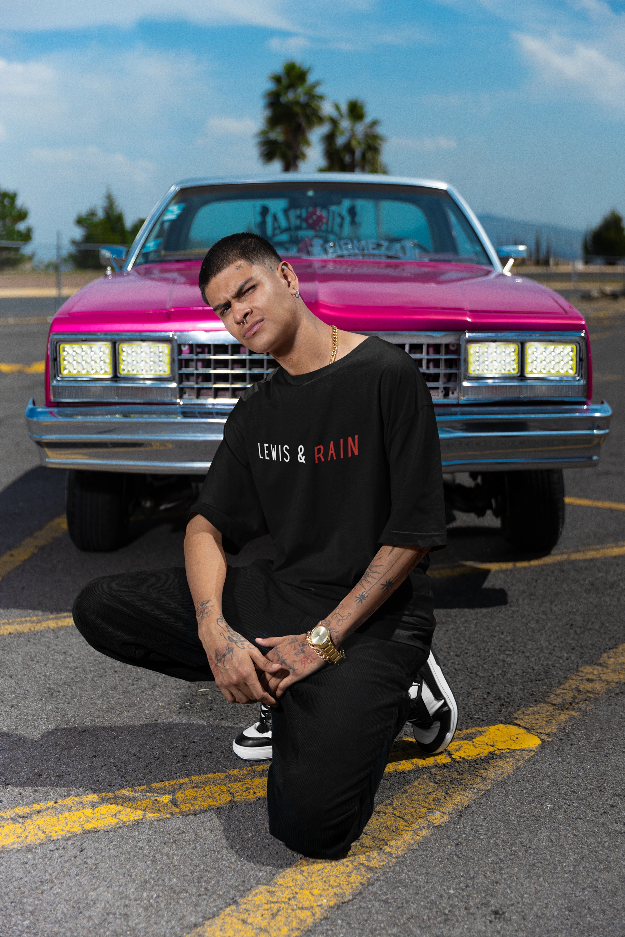 Music is Life Terry Oversized Tee