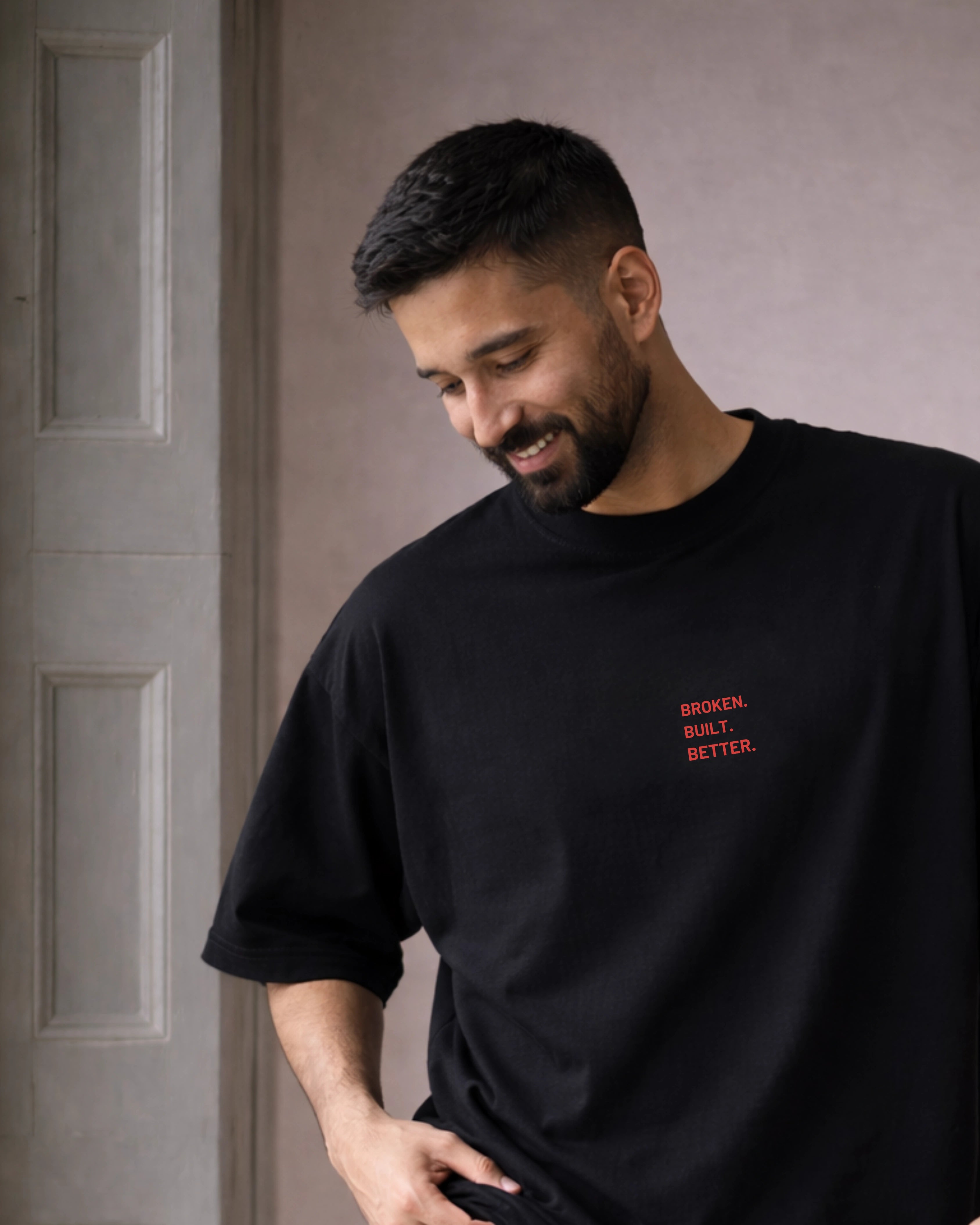 Broken Built Better Terry Oversized Tee