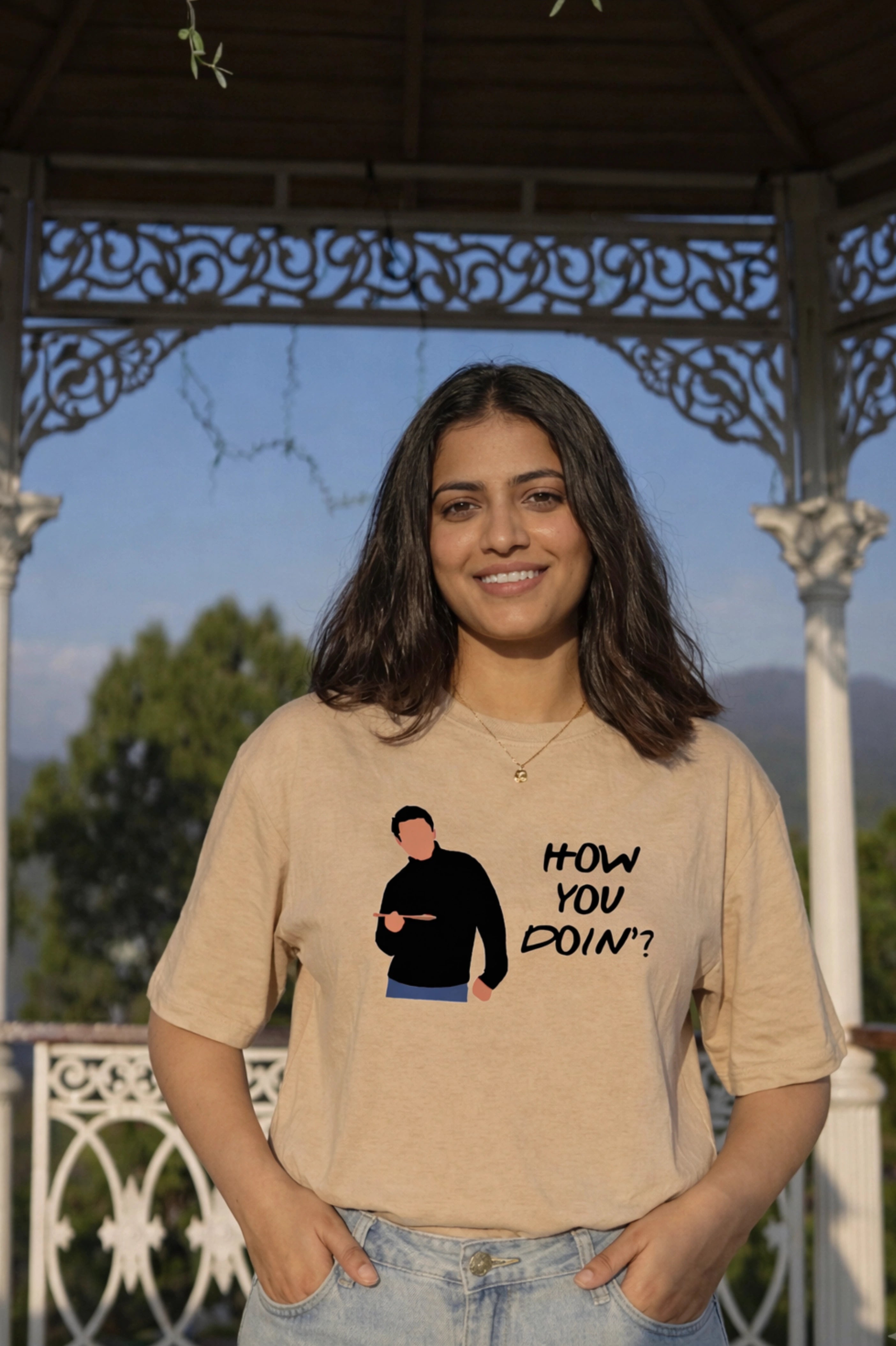 How you doin Oversized Unisex Tee