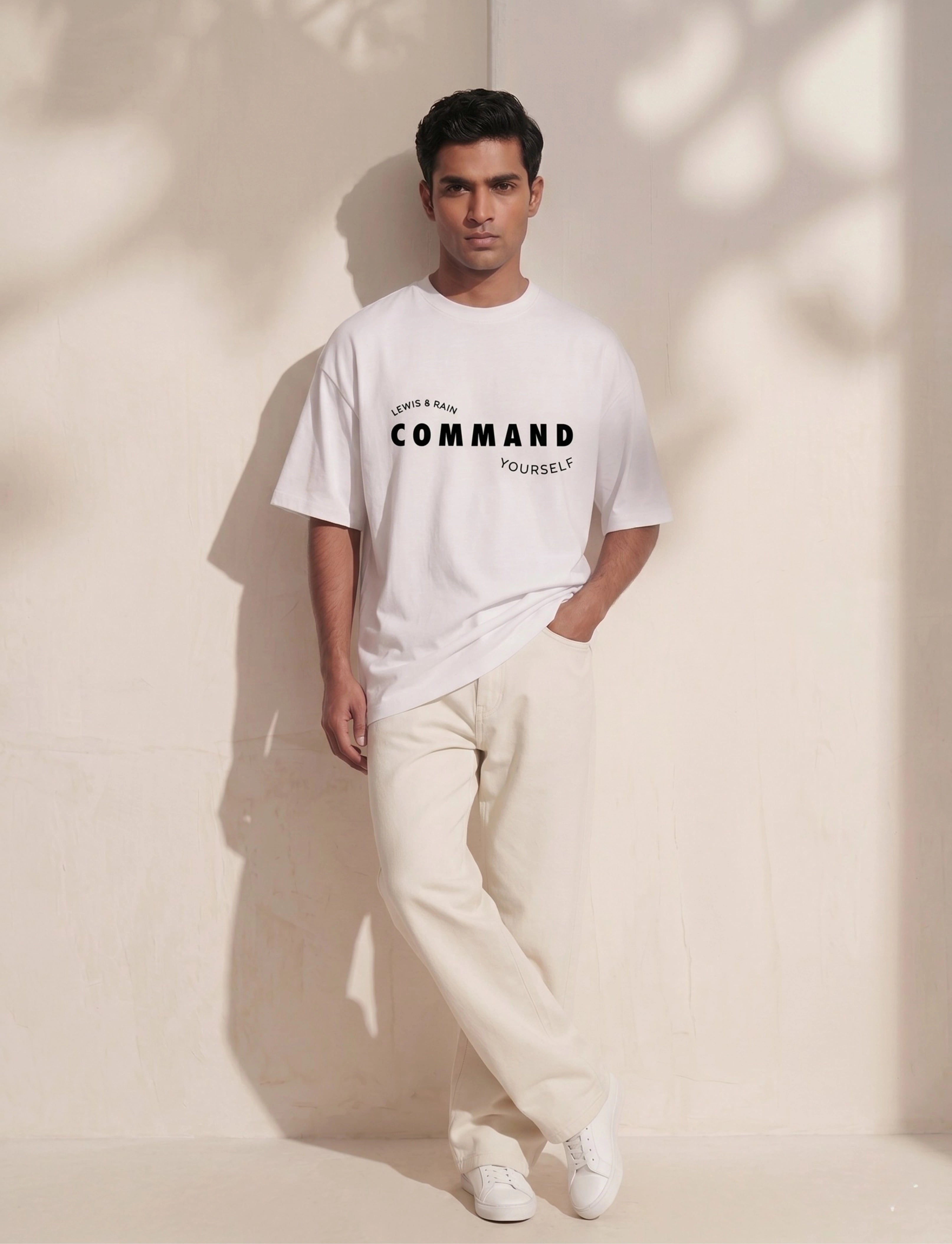 Command Terry Oversized Tee (White)