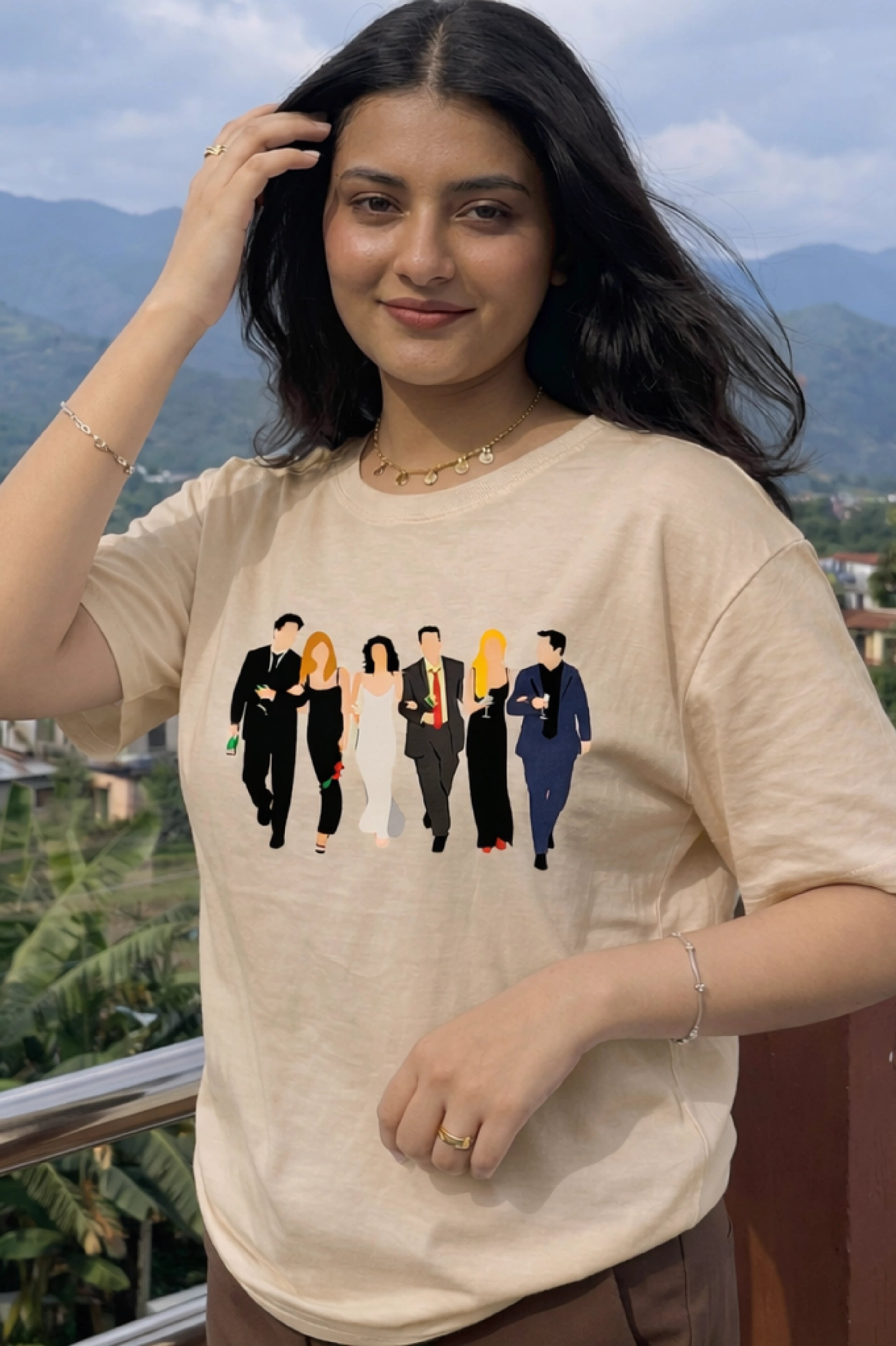 F.R.I.E.N.D.S Oversized Unisex Tee